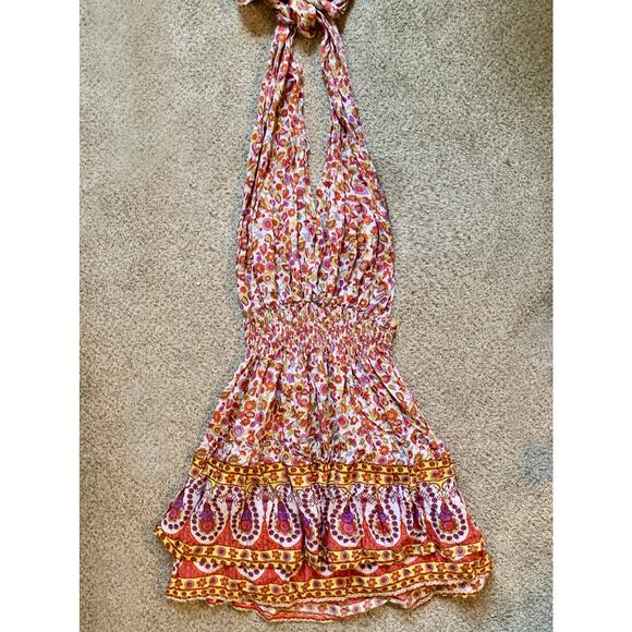 Kimberly’s Travels Multi Colored Floral Multi Way Mini Sundress - Picture 2 of 7